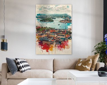 Example of the artwork in a room