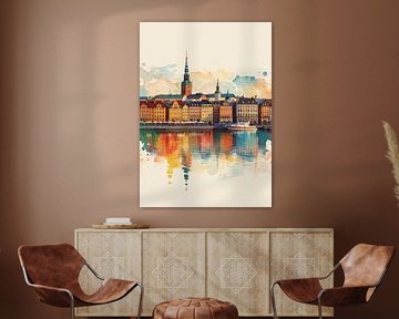 Stockholmer Skyline von Muhammad Ardian