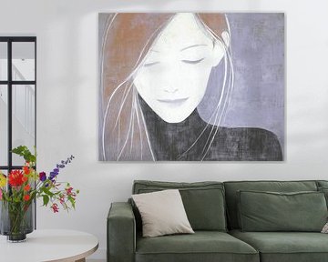 Frauengesicht | Sanftes Lächeln