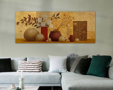 Chic Elegance with Flowers by Eye catching paintings
