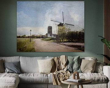 Dorpsgezicht in Tijdloos Licht