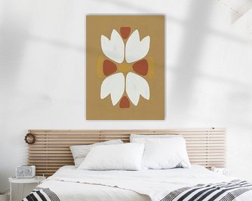 CALM FLOWERS 01 BEIGE van TW living