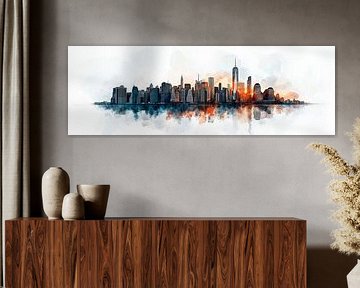 New York skyline by Harry Hadders Design
