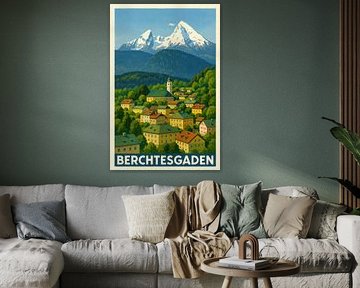 Berchtesgaden – Vieille ville avec panorama alpin