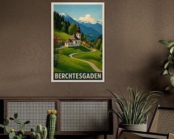 Berchtesgaden – Église Maria Gern dans la lumière alpine