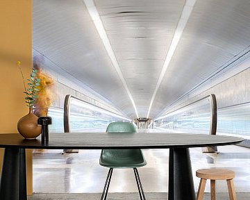 U-Bahn-Station El Coll / La Teixonera in Barcelona von Jeroen Middelbeek