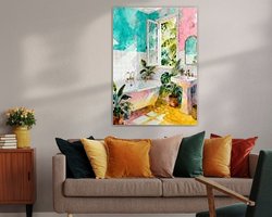 Example of the artwork in a room