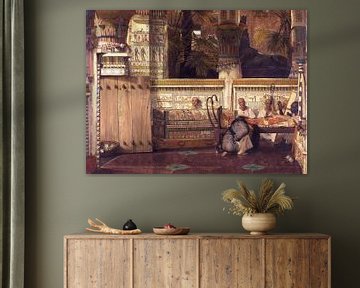 Lawrence Alma Tadema. La veuve égyptienne, 1884