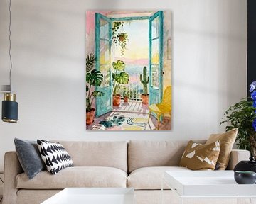 Von Henri Matisse inspirierter Innenbalkon von Muhammad Ardian