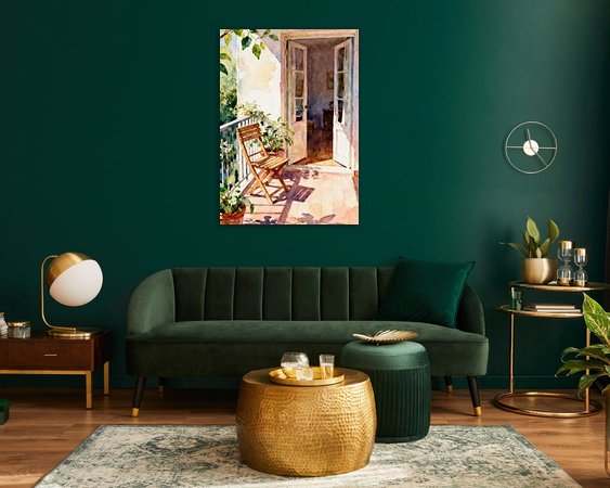 Example of the artwork in a room