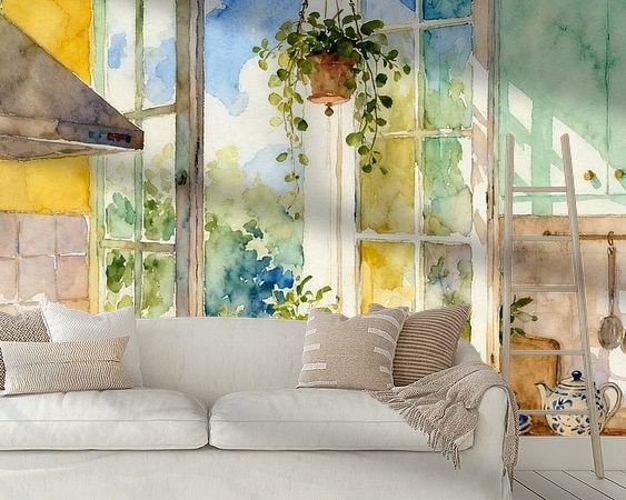 Example of the artwork in a room