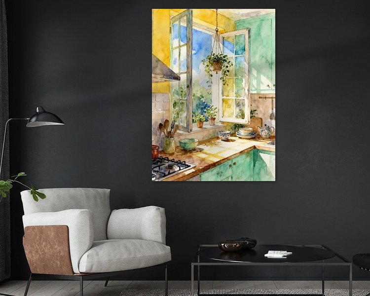 Example of the artwork in a room