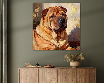 Shar-Pei chinois sur Johannas Art Creations