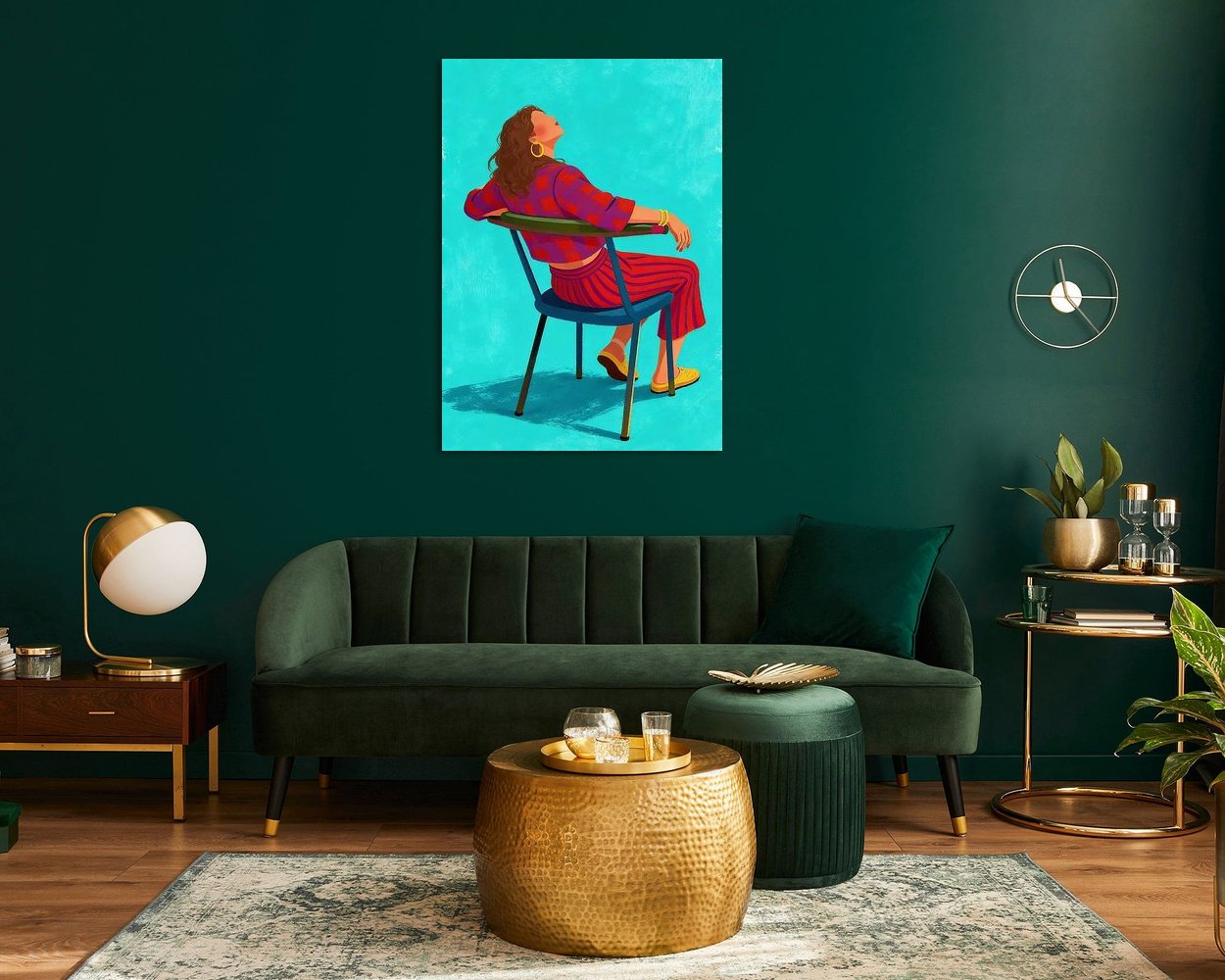 Example of the artwork in a room