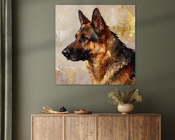 Chien berger allemand 1 sur Johannas Art Creations