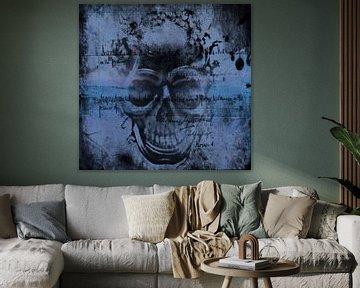 Insane Skull Art van Nicky`s Prints