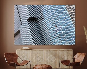 Nederland, Rotterdam. Detail van gebouw ‘De Rotterdam’.