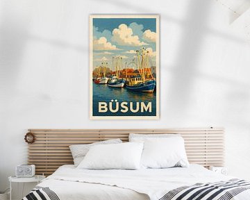 Büsum – Poésie portuaire dans la lumière du soir