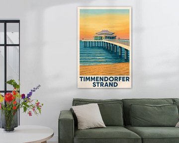 Coucher de soleil sur le pont Seeschlösschenbrücke