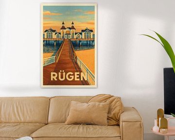 Coucher de soleil sur la jetée de Sellin