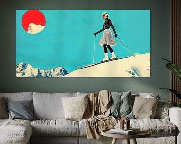 Retro richting zonder einde van ByNoukk