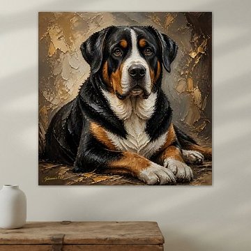 Großer Schweizer Sennenhund von Johannas Art Creations