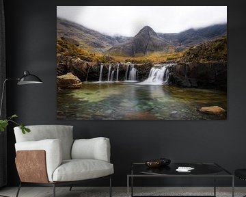 Wasserfall bei den Fairy Pools auf Skye von Richard Nell