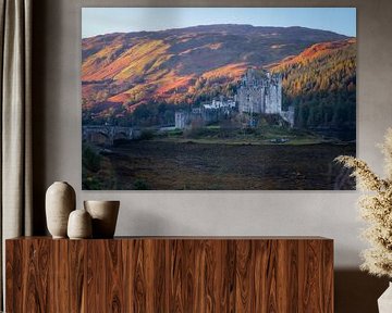Eilean Donan Castle at autumn sunrise by Richard Nell