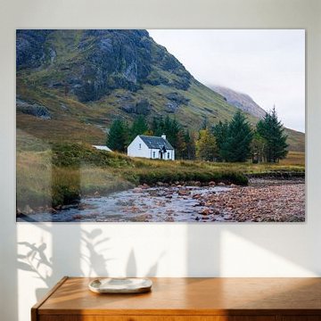 Wee White House in autumn colours, Glencoe