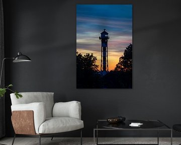 Guardians of the Old Land: The Somfletherwisch beacon in the evening glow