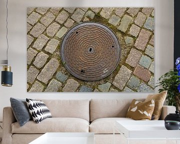 Round manhole cover Vulcain – Ghent by MMFoto