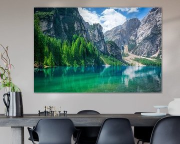 Pragser Wildsee und Dolomiten. Südtirol, Italien von Stefano Orazzini