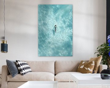 En apesanteur dans le bleu sur Tarik Natur Studio