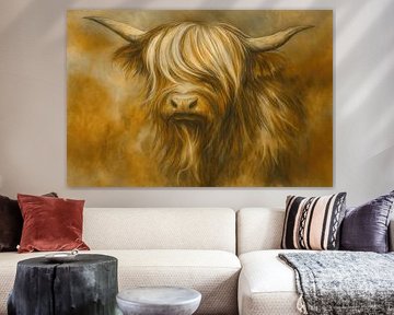 Highlander à longues cornes sur Art & Soul Creations