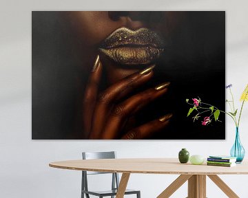 Glamour-Nahaufnahme mit Glanz von Imperial Art House