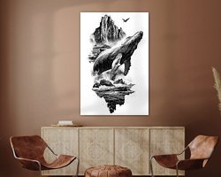 Example of the artwork in a room