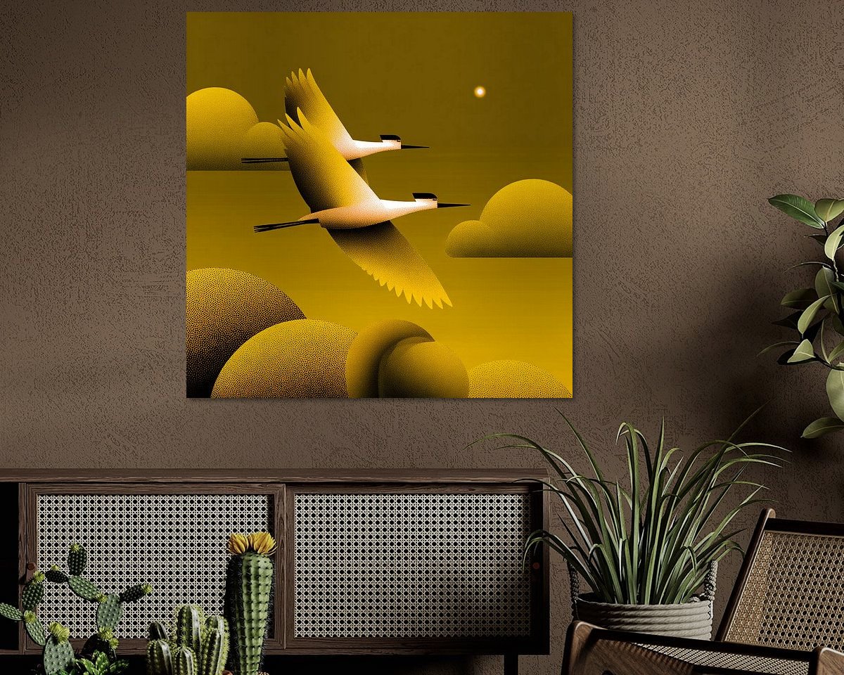 Example of the artwork in a room