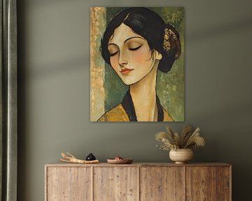 Woman | Woman with Golden Hair by Art Whims