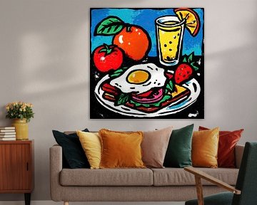 Sunny Morning Feast by OMG Art