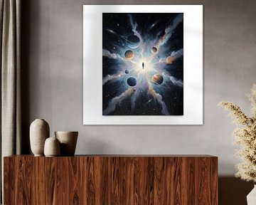 Dérive solitaire dans le cosmos sur LUKMAN HIDAYAT