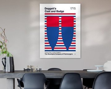 1715 Course du manteau et de l'insigne de Doggett sur Chungkong Art