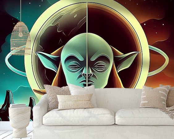 Example of the artwork in a room