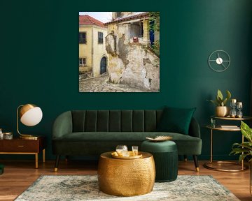 Ruelle pittoresque dans un village de Corfou sur Katho Menden