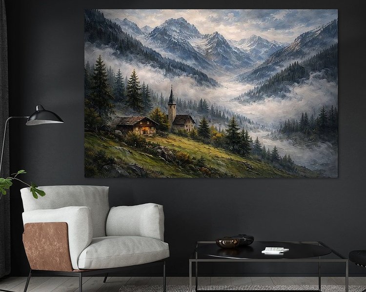 Example of the artwork in a room