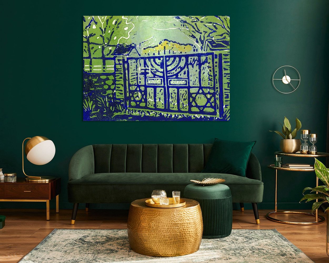Example of the artwork in a room