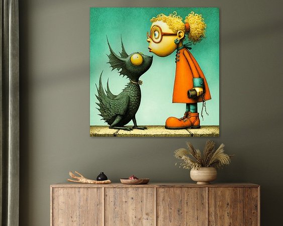 Example of the artwork in a room