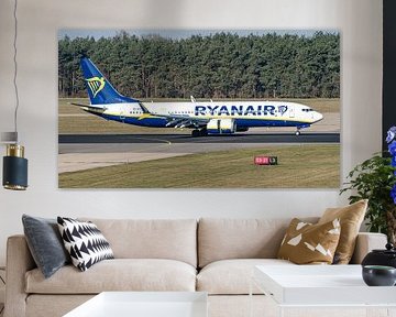 Ryanair Boeing 737-8-200 Max passagiersvliegtuig. van Jaap van den Berg