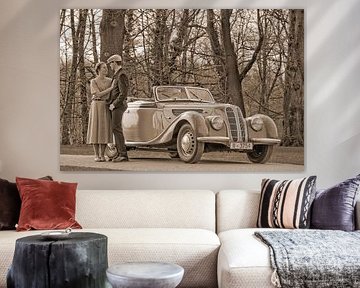 Junges Paar mit BMW von Jörg B. Schubert