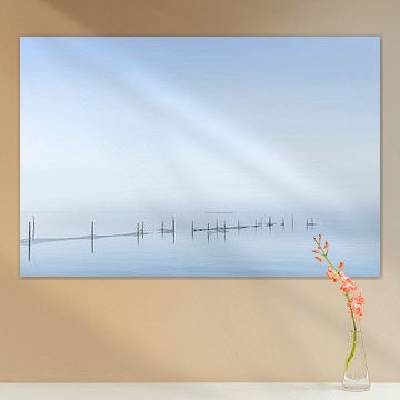 Minimalismus über dem Markermeer.