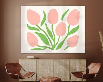 Tulpen im Stil von Henri Matisse